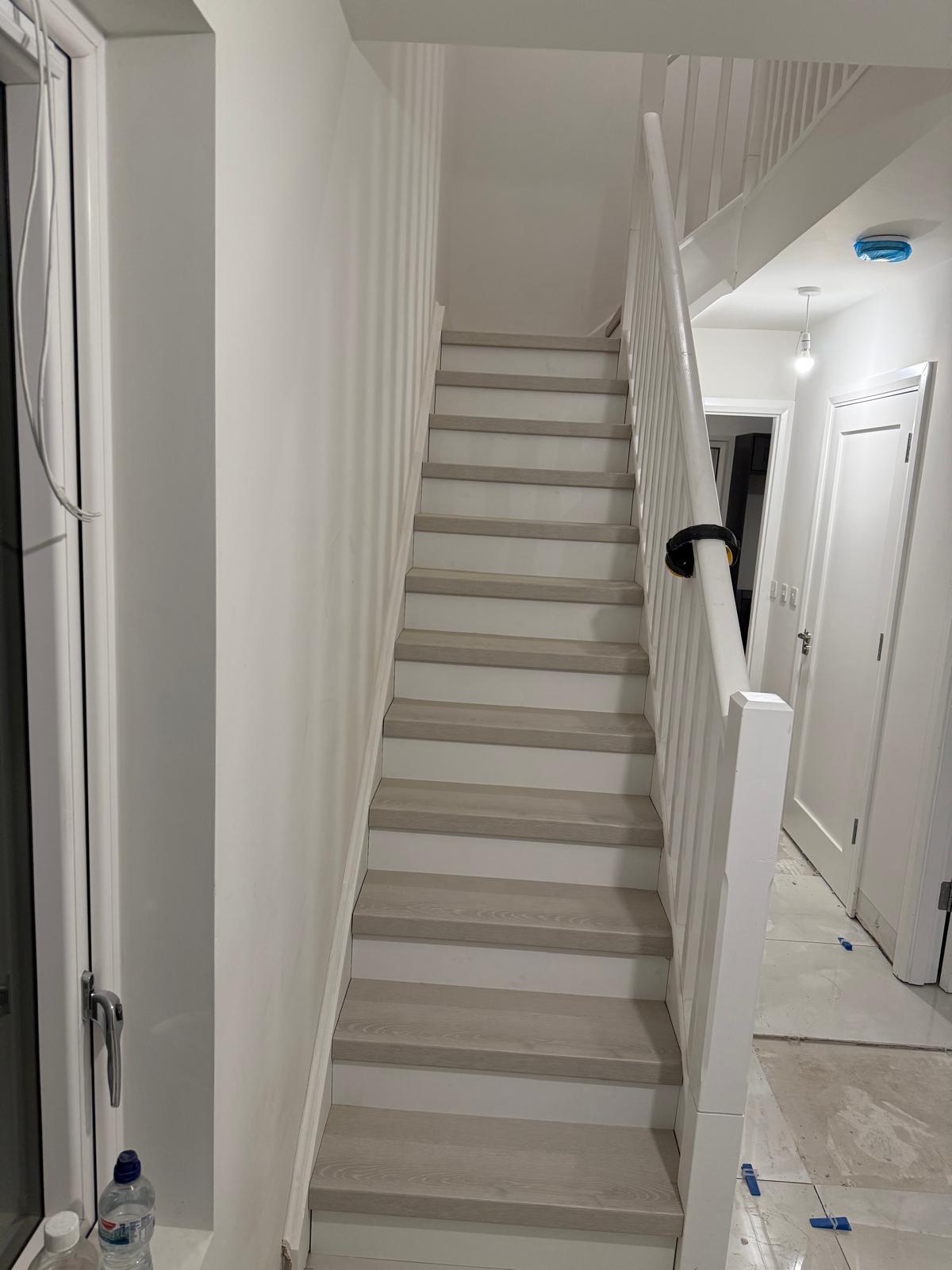 Oak Stair Cladding and Balustrade