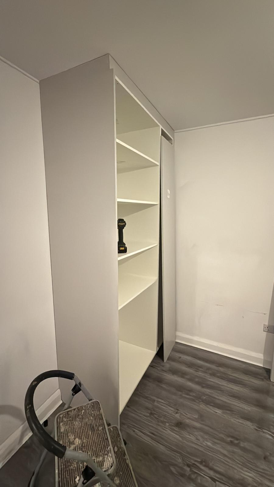 Built-In Wardrobe Carcass, First Fix