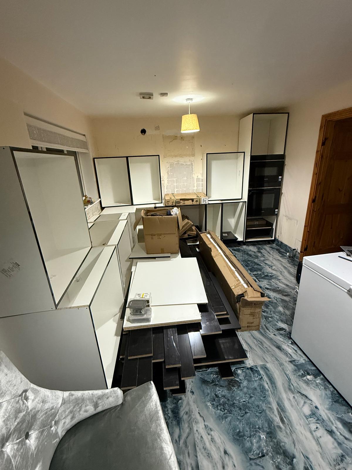 Kitchen Strip-Out and Cabinet Staging